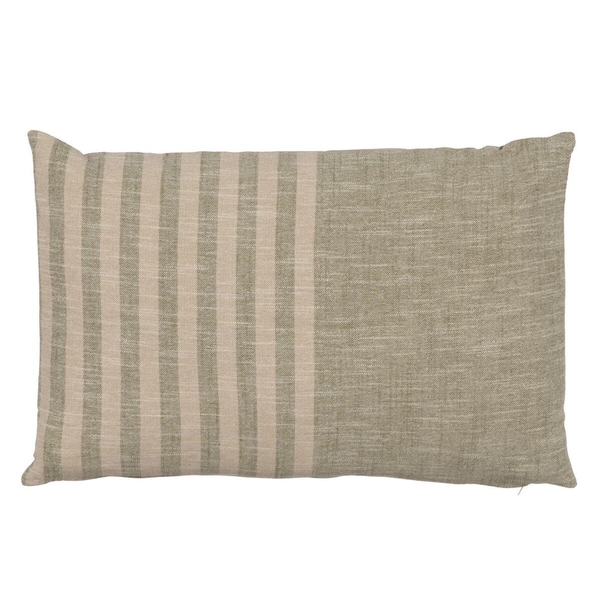 Cushion Cotton Linen Grey 60 x 40 cm